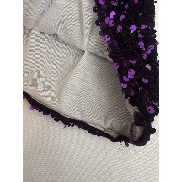 Purple Sequin Mermaid Pull On Bell Bottom Pants Toddler Girls L 4T‎ Unbranded - Picture 7 of 8